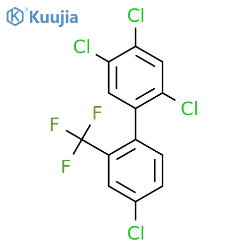 2,4,5,4'-Tetrachloro-2'-(trifluoromethyl)biphenyl structure