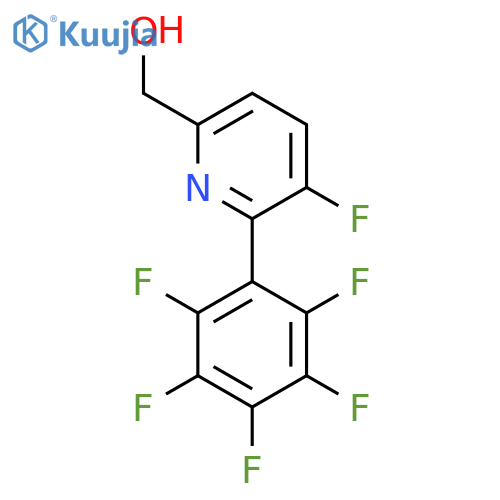 3-Fluoro-2-(perfluorophenyl)pyridine-6-methanol structure