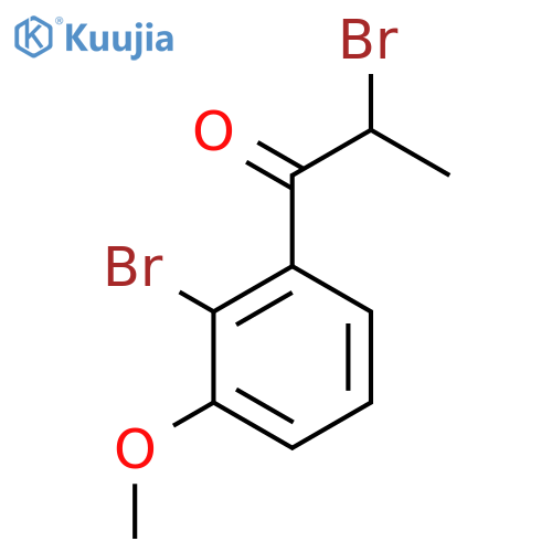 2,2'-Dibromo-3'-methoxypropiophenone structure