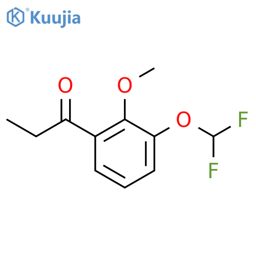 3'-(Difluoromethoxy)-2'-methoxypropiophenone structure