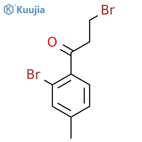 2',3-Dibromo-4'-methylpropiophenone structure