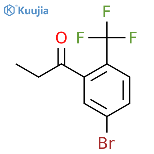 5'-Bromo-2'-(trifluoromethyl)propiophenone structure