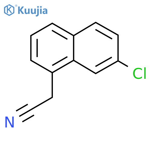 7-Chloronaphthalene-1-acetonitrile structure