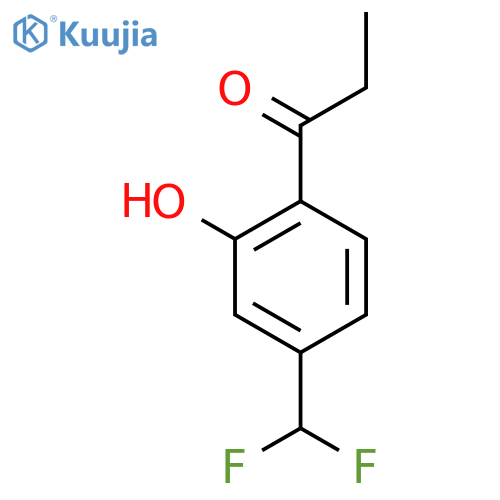 4'-(Difluoromethyl)-2'-hydroxypropiophenone structure