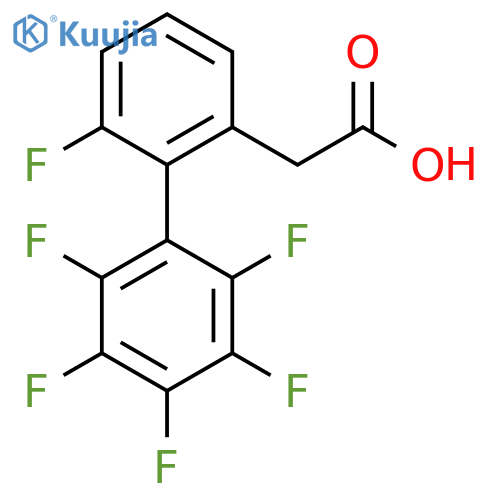 6,2',3',4',5',6'-Hexafluorobiphenyl-2-acetic acid structure