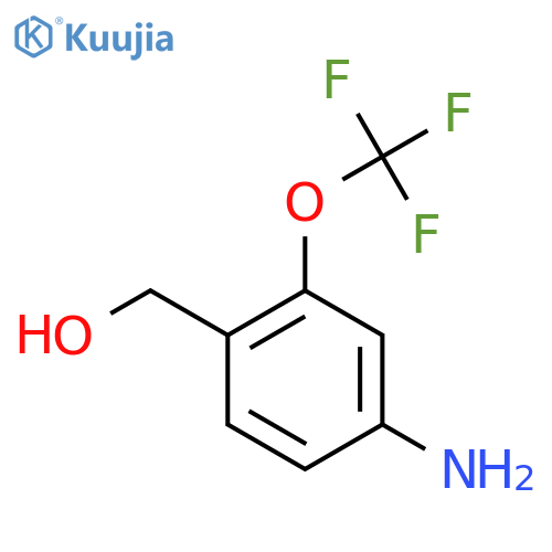 4-Amino-2-(trifluoromethoxy)benzyl alcohol structure