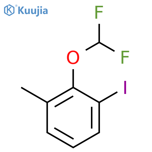 2-(Difluoromethoxy)-3-iodotoluene structure