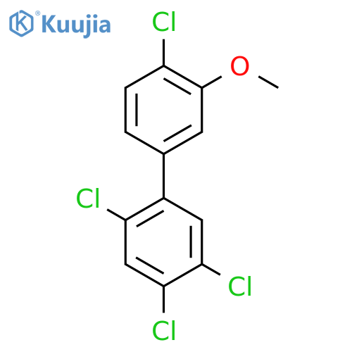 3'-Methoxy-2,4,5,4'-tetrachlorobiphenyl structure