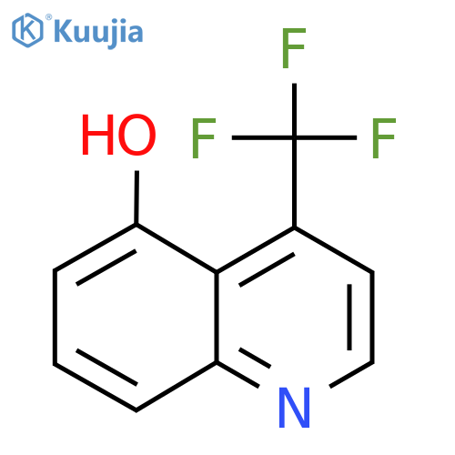 5-Hydroxy-4-(trifluoromethyl)quinoline structure