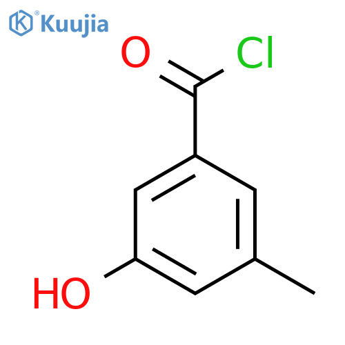 3-Hydroxy-5-methylbenzoyl chloride structure