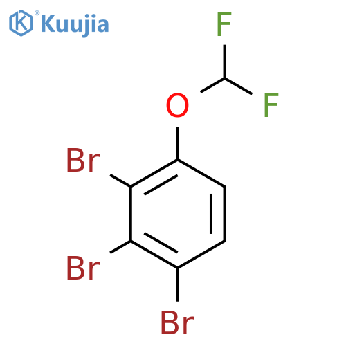 2,3,4-Tribromo(difluoromethoxy)benzene structure