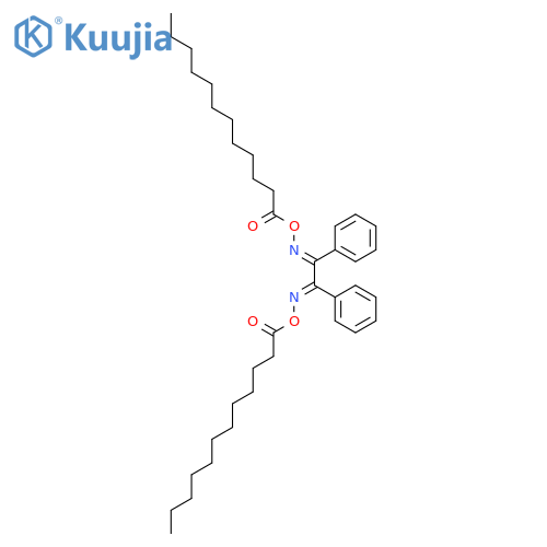 ETHANEDIONE, DIPHENYL-, BIS[O-(1-OXODODECYL)OXIME] structure