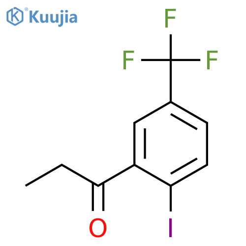2'-Iodo-5'-(trifluoromethyl)propiophenone structure
