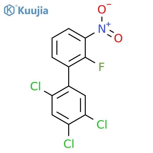 2'-Fluoro-3'-nitro-2,4,5-trichlorobiphenyl structure