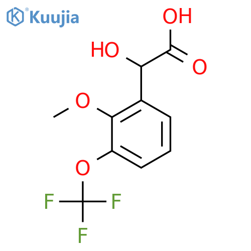 2-Methoxy-3-(trifluoromethoxy)mandelic acid structure