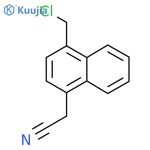 1-(Chloromethyl)naphthalene-4-acetonitrile structure