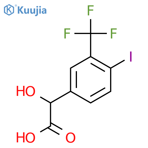 4-Iodo-3-(trifluoromethyl)mandelic acid structure