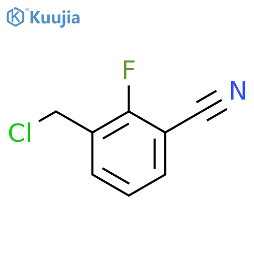 3-(Chloromethyl)-2-fluorobenzonitrile structure