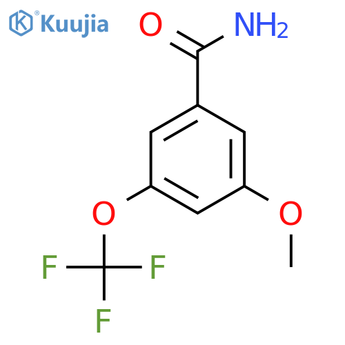 3-Methoxy-5-(trifluoromethoxy)benzamide structure