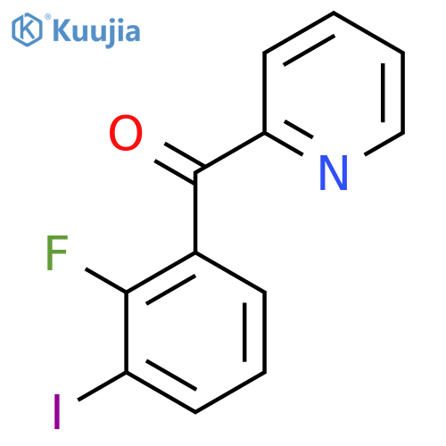 2-(2-Fluoro-3-iodobenzoyl)pyridine structure