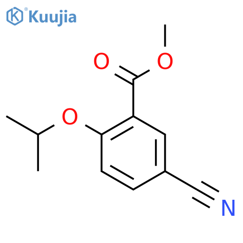 Methyl 5-cyano-2-isopropoxylbenzoate structure