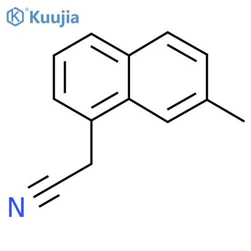 2-Methylnaphthalene-8-acetonitrile structure