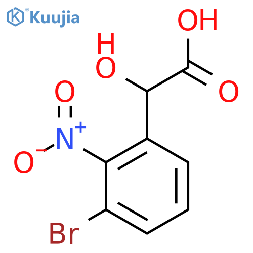 3-Bromo-2-nitromandelic acid structure