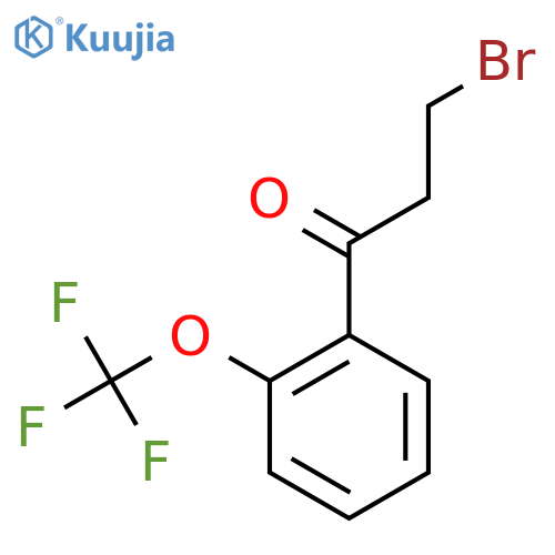 3-Bromo-2'-(trifluoromethoxy)propiophenone structure