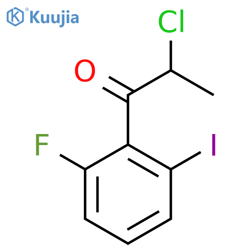 2-Chloro-2'-fluoro-6'-iodopropiophenone structure