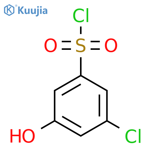 3-Chloro-5-hydroxybenzenesulfonyl chloride structure