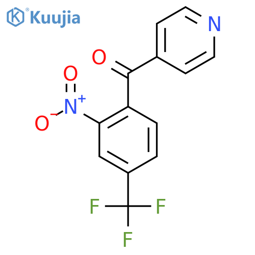 4-(4-(Trifluoromethyl)-2-nitrobenzoyl)pyridine structure