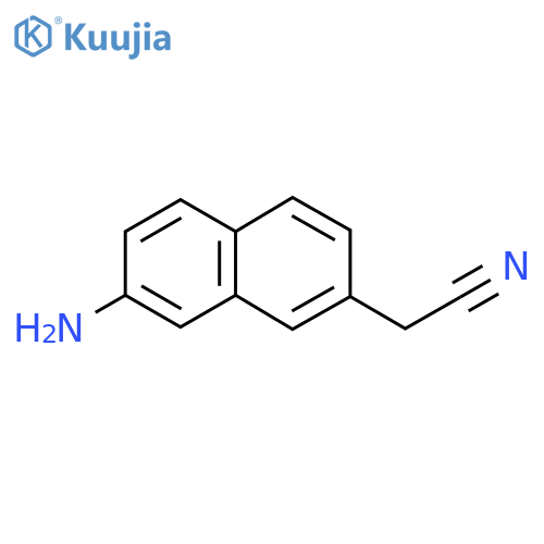 2-Aminonaphthalene-7-acetonitrile structure