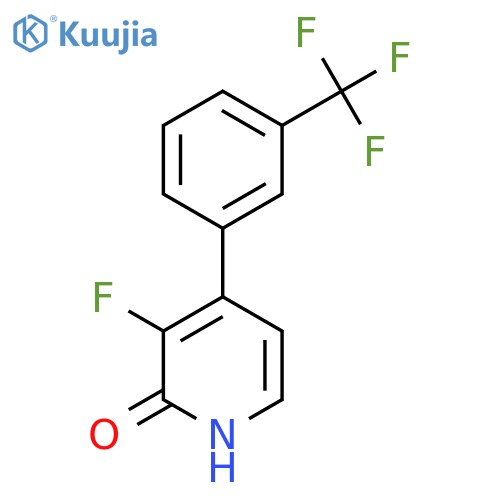 3-Fluoro-2-hydroxy-4-(3-(trifluoromethyl)phenyl)pyridine structure