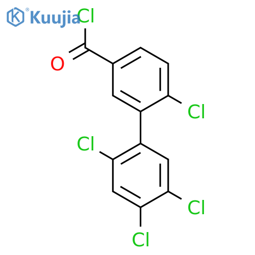 6,2',4',5'-Tetrachlorobiphenyl-3-carbonyl chloride structure