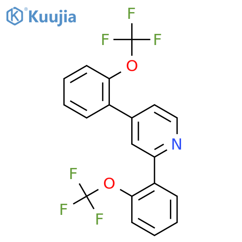 2,4-Bis(2-(trifluoromethoxy)phenyl)pyridine structure