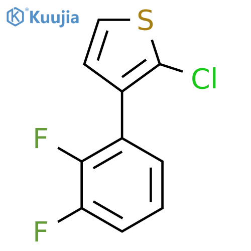 2-Chloro-3-(2,3-difluorophenyl)thiophene structure