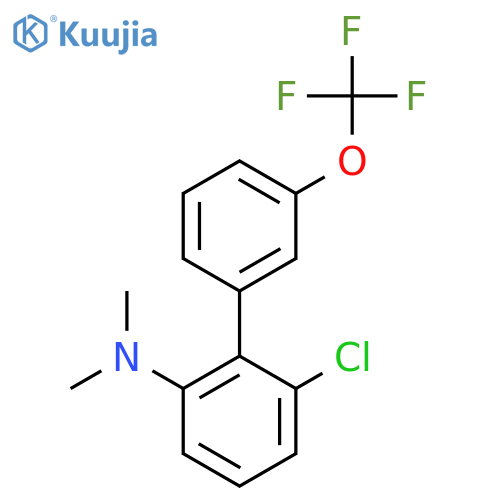(6-Chloro-3'-(trifluoromethoxy)biphenyl-2-yl)-dimethylamine structure
