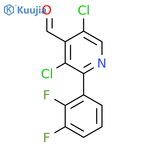 3,5-Dichloro-2-(2,3-difluorophenyl)isonicotinaldehyde structure