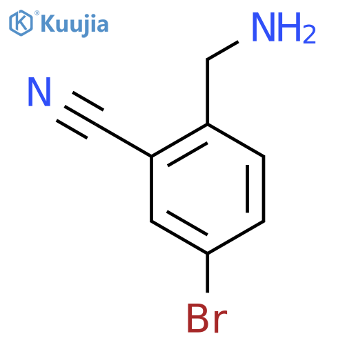 4-Bromo-2-cyanobenzylamine structure