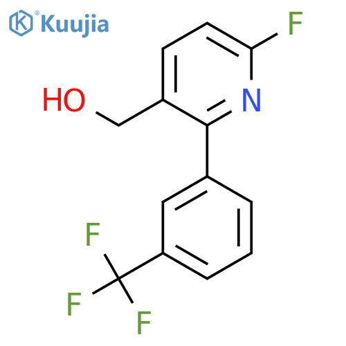 6-Fluoro-2-(3-(trifluoromethyl)phenyl)pyridine-3-methanol structure