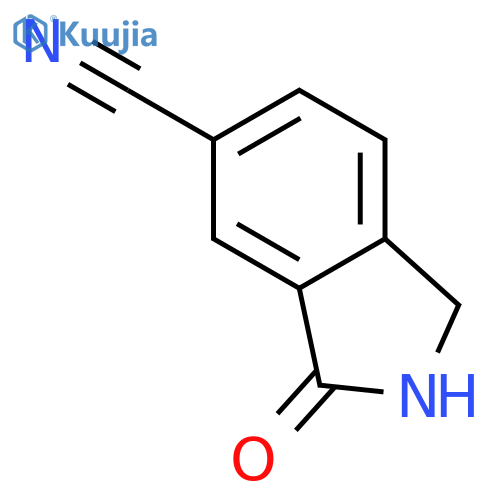 3-oxo-2,3-dihydro-1H-isoindole-5-carbonitrile structure