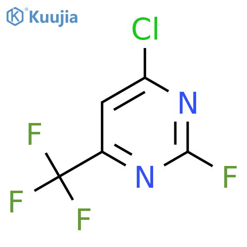 4-Chloro-2-fluoro-6-(trifluoromethyl)pyrimidine structure