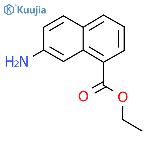 Ethyl 2-aminonaphthalene-8-carboxylate structure