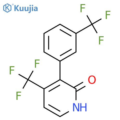 2-Hydroxy-4-(trifluoromethyl)-3-(3-(trifluoromethyl)phenyl)pyridine structure