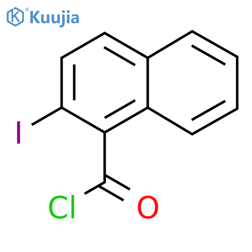 2-Iodonaphthalene-1-carbonyl chloride structure