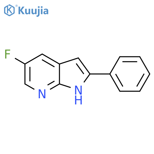 5-fluoro-2-phenyl-1H-pyrrolo2,3-bpyridine structure