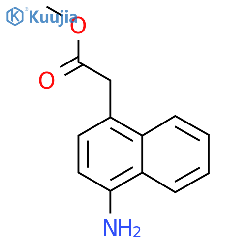 Methyl 1-aminonaphthalene-4-acetate structure