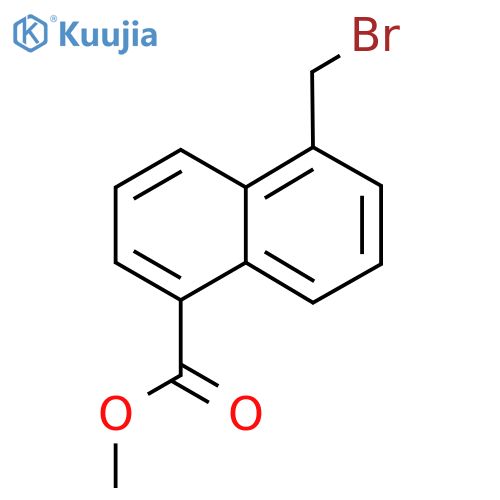 Methyl 1-(bromomethyl)naphthalene-5-carboxylate structure