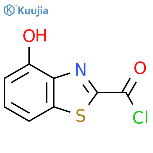 2-Benzothiazolecarbonyl chloride, 4-hydroxy- structure