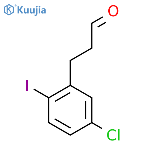 3-(5'-Chloro-2'-iodophenyl)propionaldehyde structure